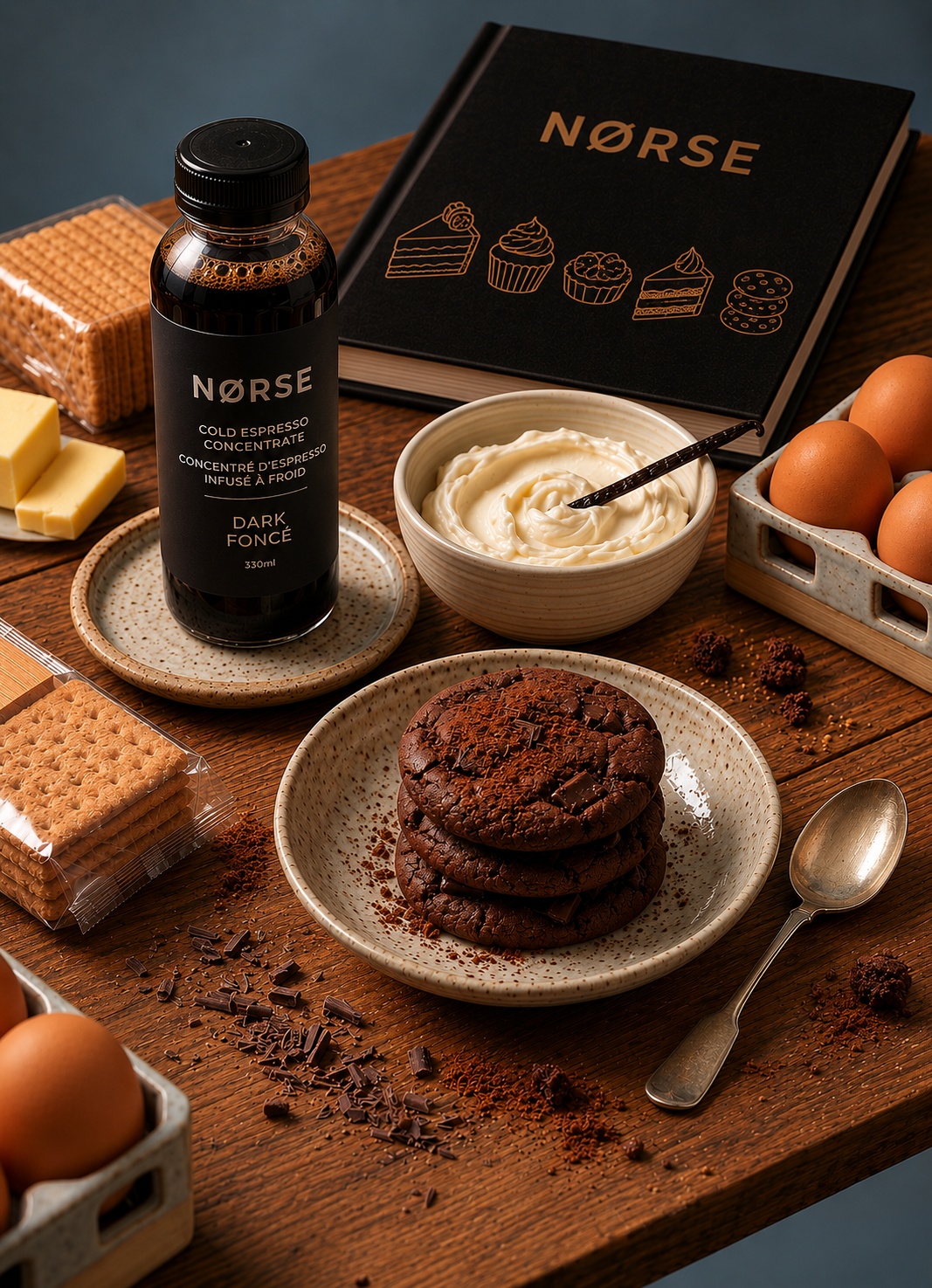 Schokoladen-Espresso-Kekse